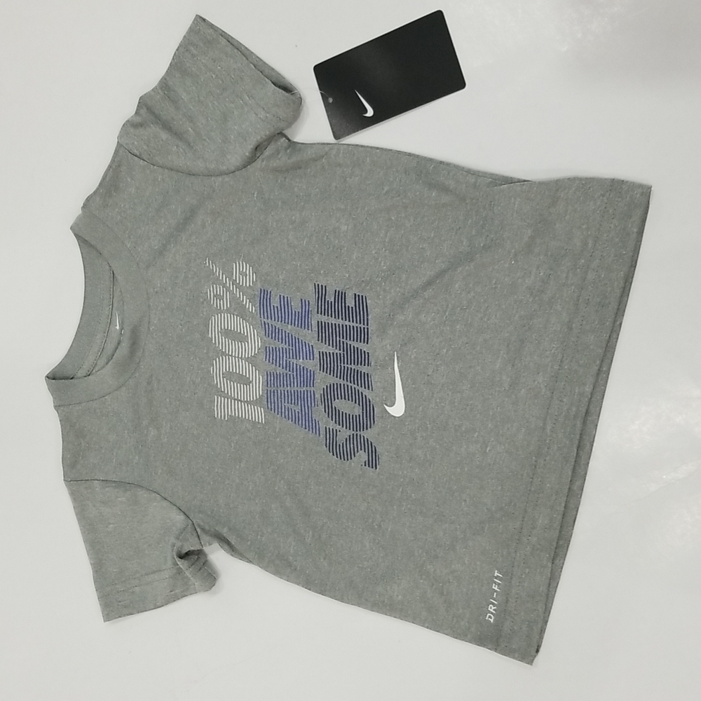 Nike Boys Dri-fit Short Sleeve Cotton Tee Shirt